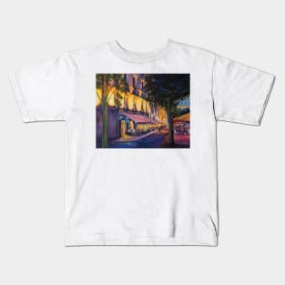 Evening in the Square, Montpellier Kids T-Shirt